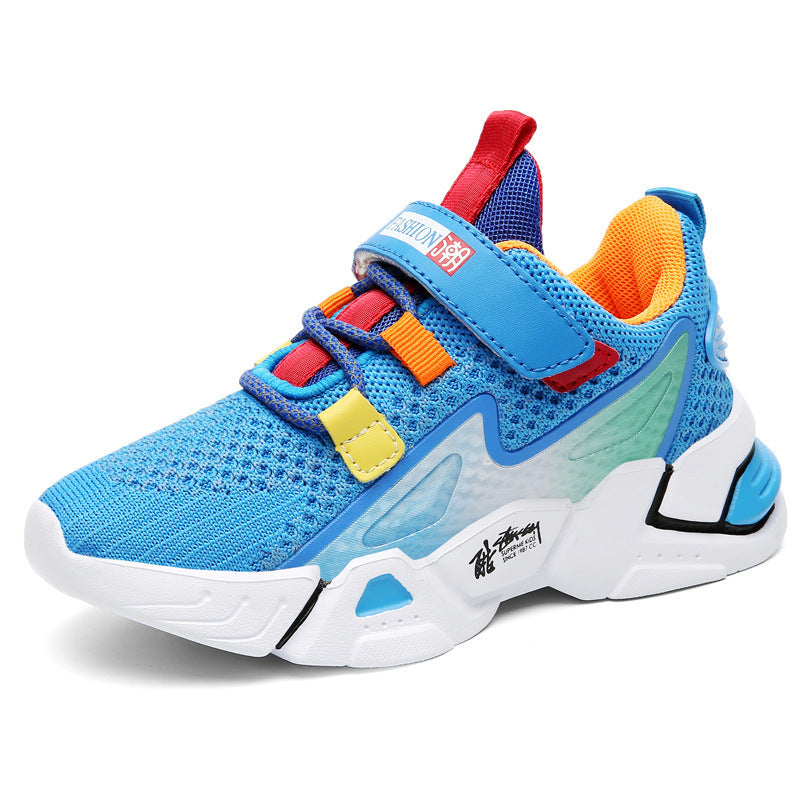 Kids Breathable Flying Woven Sneakers