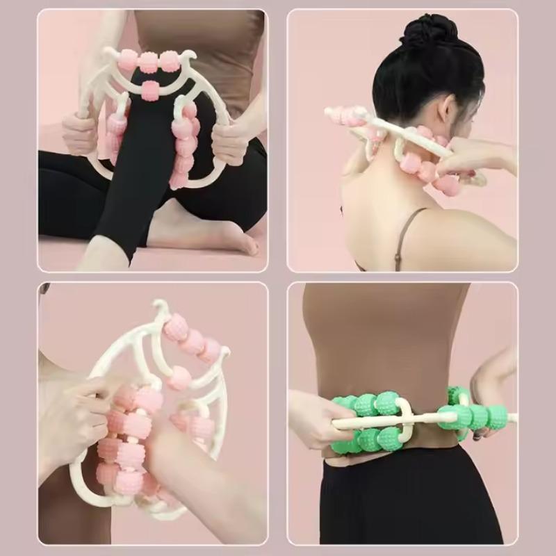 Double-Row 20-Roller Leg Massager