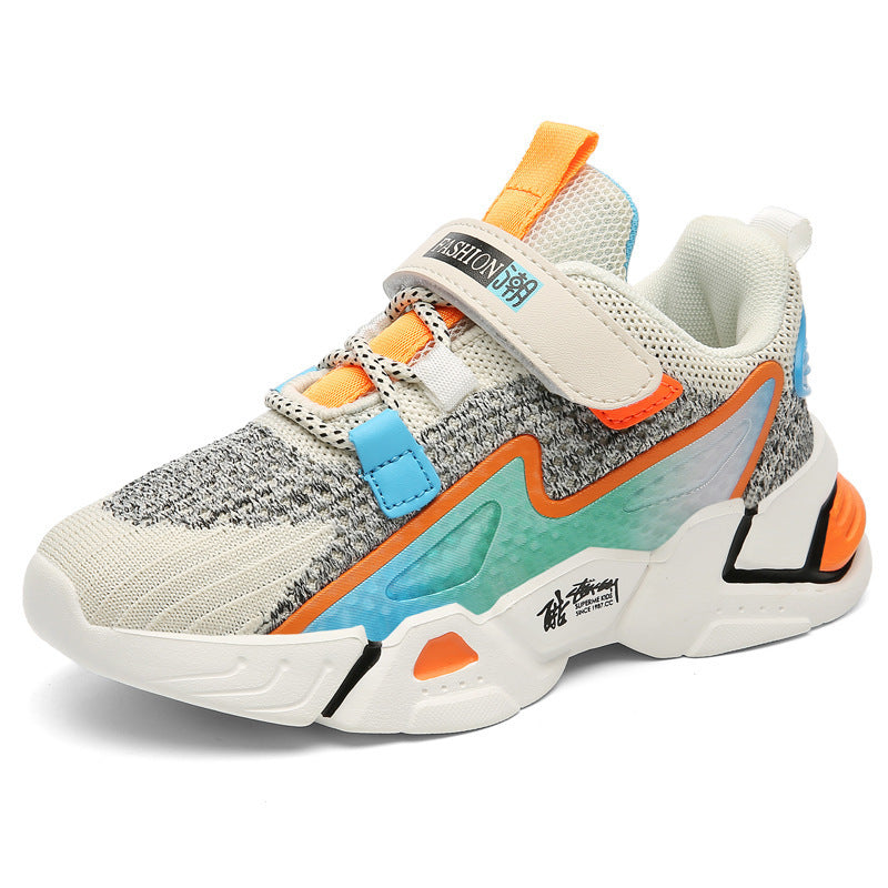 Kids Breathable Flying Woven Sneakers