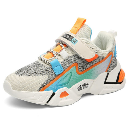 Kids Breathable Flying Woven Sneakers