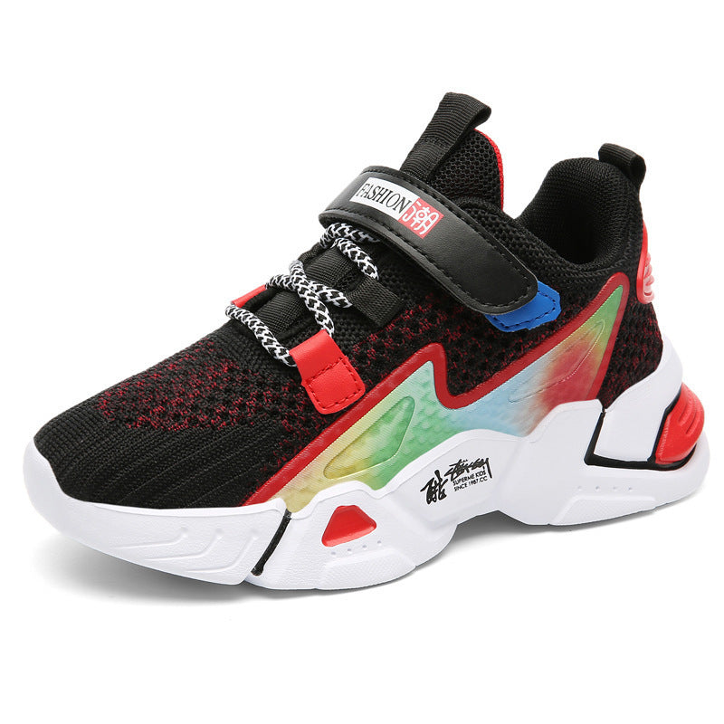 Kids Breathable Flying Woven Sneakers