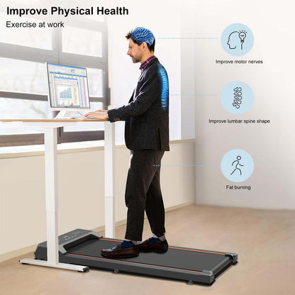 Compact 2.5 HP Mini Treadmill