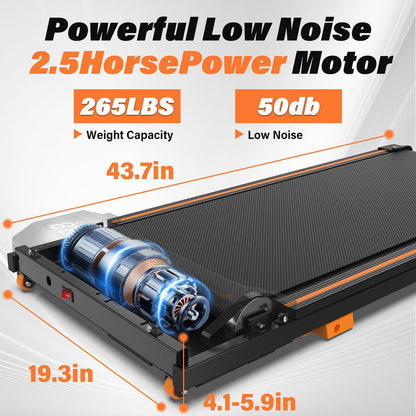 Premium Home Treadmill with Remote Control & Incline Adjustment