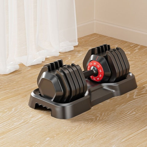 55LB 5-in-1 Adjustable Dumbbell with Anti-Slip Metal Handle