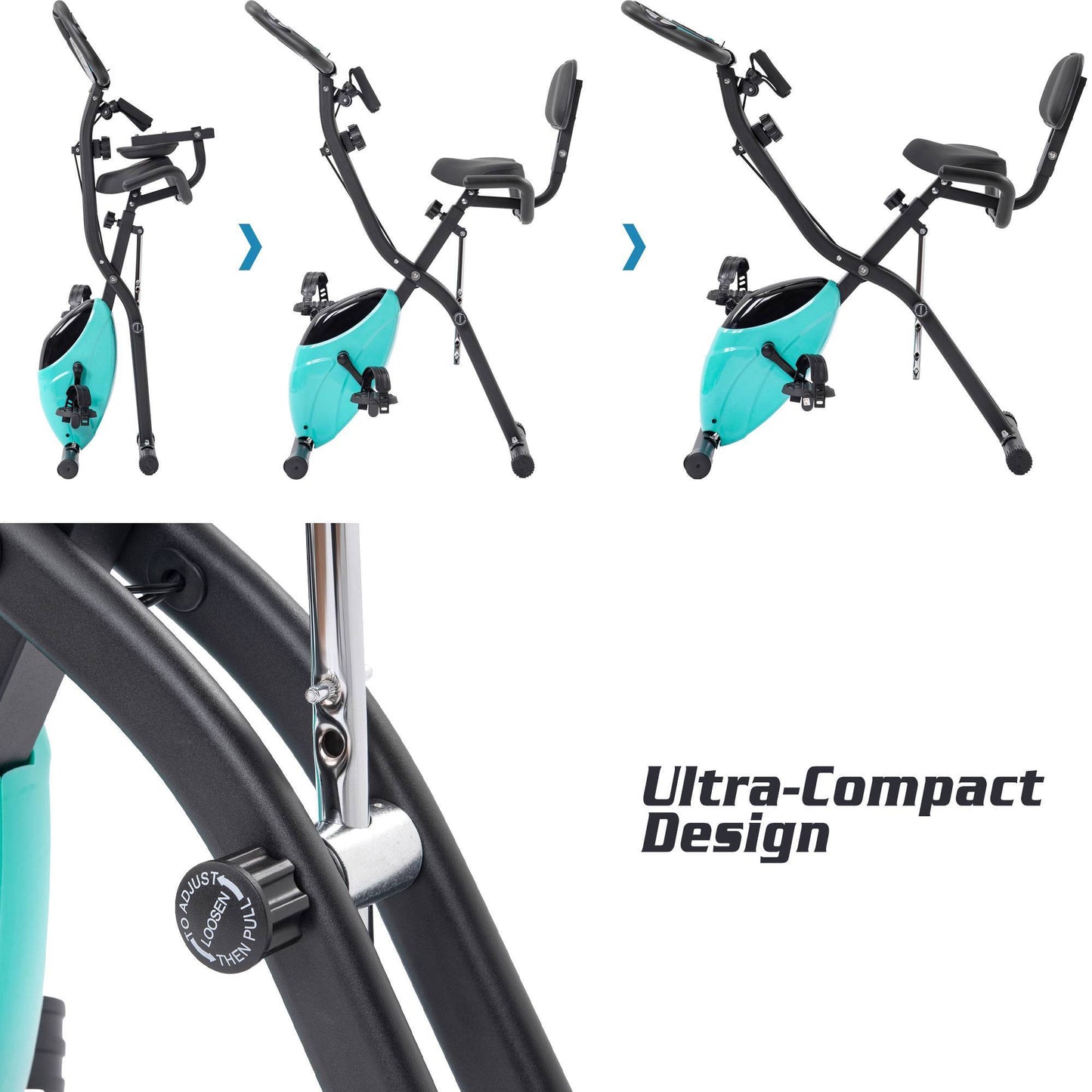 2-in-1 Foldable Exercise Bike
