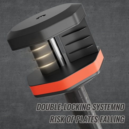 55LB 5-in-1 Adjustable Dumbbell with Anti-Slip Metal Handle