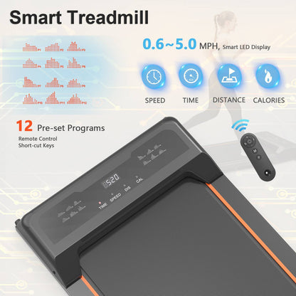 Compact 2.5 HP Mini Treadmill
